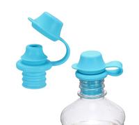 sourcing map 2 tappi per vino in silicone, riutilizzabili, a prova di perdite, con tappo protettivo, per bottiglie di vino, birra, champagne, casa, cucina, bar, blu