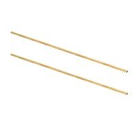 sourcing map 2 tubi rotondi in ottone, diametro esterno 5 mm, spessore della parete 0,5 mm, lunghezza 300 mm, tubi dritti di precisione, senza cuciture, per progetti fai da te, artigianato,