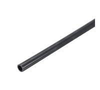 sourcing map 2 tubi rotondi in PVC grigio scuro, 0,7 cm, diametro interno 5 mm, diametro esterno 7 mm, alto impatto, per tubi dell'acqua, acquari, acquari, serre da giardino, grigio scuro
