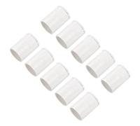 sourcing map 20 adattatori maschio in PVC, dadi di bloccaggio per tubi da 25 mm, guarnizione per adattatore, scatola condotta, gestione cavi, progetti fai da te