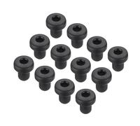 sourcing map 20 anelli di tenuta in gomma a forma di T, diametro 3 mm, diametro interno 1,5 mm, altezza 5 mm, colore: nero, guarnizione di protezione per cavi