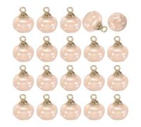 sourcing map 20 bottoni irregolari con perle finte da 10 mm, con gambo in metallo, per abbigliamento, abiti da sposa, abiti da sposa, artigianato fai da te, champagne