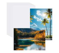 sourcing map 20 fogli di carta fotografica lucida, 20 x 30,5 cm, 240 g/m², per stampanti a getto d'inchiostro, per realizzare immagini e biglietti di auguri