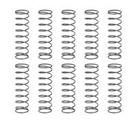 sourcing map 20 molle a compressione, diametro esterno 12 mm, dimensione del filo 0,8 mm, lunghezza libera 40 mm, struttura in acciaio a molla, molle di compressione meccaniche estese per riparazioni