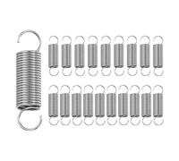 sourcing map 20 molle di estensione, piccole molle in acciaio inossidabile con doppio gancio molla a compressione meccanica per riparazione di mobili domestici 0,6 mm diametro del filo 6 mm OD x 25 mm