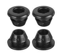 sourcing map 20 occhielli in gomma da 8 mm di diametro, per fori in gomma da 5 mm di diametro interno, per cavi di protezione firewall, colore nero