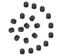 sourcing map 20 punte di ricambio per penna stilo da 10 mm, conduttive e capacitive, in gomma siliconica, colore nero