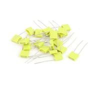 sourcing map 20 PZ 104J100 0.1uF 100V radiale Pellicola di poliestere tipo scatola condensatori di correzione