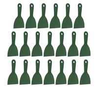 sourcing map 20 raschietti per stucco, larghezza 10,2 cm, in plastica flessibile, per stucco e vernice, per nastrare cartongesso, spalmare, dipingere, graffiare le pareti, verde scuro