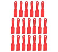 sourcing map 20 raschietti per stucco, larghezza 5,1 cm, in plastica flessibile, per stucco e vernice, per nastrare cartongesso, spalmare, pittura, graffio, colore rosso