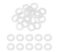 sourcing map 20 rondelle piatte in silicone M8, diametro interno 8 mm, diametro esterno 15 mm, spessore 2 mm, guarnizione in foglio di plastica, guarnizione distanziatore per tubo dell'acqua, colore