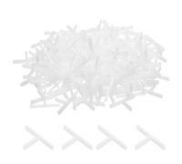 sourcing map 200 distanziatori per piastrelle, 1,5 mm, in plastica dura, tipo T, distanziatori distanziatori per installazione a parete e pavimento