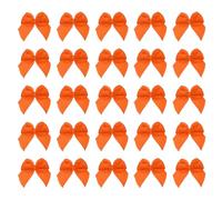 sourcing map 200 mini fiocchi arancioni da 2,5 cm, per fai da te, applicazioni per cucito, accessori per capelli, decorazioni per scatole regalo, matrimoni, feste di compleanno
