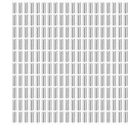 sourcing map 200 perni cilindrici di supporto per mensole da 2,5 mm x 8 mm, in acciaio inossidabile 304, elementi di fissaggio per scaffali, armadietti, mobili (GB119), argento