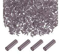 sourcing map 2000 perline in vetro, 6 x 4 mm, mini perline distanziatrici sfuse, per la creazione di gioielli fai da te, bracciali, collane, artigianato, abbigliamento, decorazione, viola