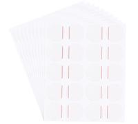 Sourcing Map 200pcs 30mm Linea Rossa PE Rotonda Guarda Caso Posteriore Della Cassa Della Protezione Adesivi per Guarda Protezione Cassa Posteriore