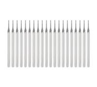 sourcing map 20pcs 80 Grane Diamante Sega A Tazza Testa Cilindrica Rettifica Punte Da Trapano Testa Cilindro 1mm Intaglio Foro Strumenti con 2.35mm (3/32") Gambo per Gemme Vetro Agata Giada Smeraldo