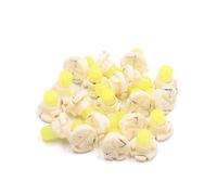 sourcing map 20pcs T4.2 LED Bianco sul Pannello cruscotto manometro Lampadina Luce per Interni Auto