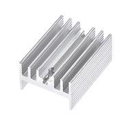 sourcing map 22 mm x 15 mm x 10 mm TO-220 dissipatore di calore in alluminio per raffreddamento MOSFET Transistor Diodes 10 pz