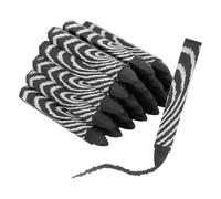 sourcing map 24 pastelli per marcatura del legno, 10,4 x 1,5 cm, pennarelli a cera esagonali, per legno, metallo, cartone, ceramica, vetro, plastica (nero)