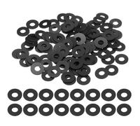 sourcing map 240 rondelle piatte M5 in PVC, diametro interno 5 mm, diametro esterno 12 mm, spessore 0,5 mm, guarnizione in foglio di plastica, guarnizione distanziatore ad anello per tubi dell'acqua