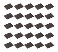 sourcing map 25 guarnizioni angolari per porte, autoadesive, paraspifferi, per telaio della porta esterna, insonorizzate, marrone