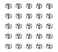 sourcing map 25 inserti di riparazione per filettature, M1,6 x 0,35 x 1,5D (2,4 mm) in acciaio inox 304H, elicoidale, a spirale, guaina filettata per riparazioni automobilistiche