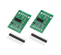 sourcing map 2pcs HX711 Sensore di pesatura a doppio canale 24 bit di precisione A/D, modulo 20 x 33 mm sensore di pressione di pesatura per kit bilancia elettronica da cucina fai da te