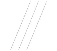 sourcing map 3 aste completamente filettate M2 x 0,4 mm, passo 250 mm / 10 | Acciaio inossidabile 304 filettato destro filettatura grossa borchie aste a vite elementi di fissaggio per ancore bulloni