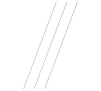 sourcing map 3 aste completamente filettate, M3 x 0,5 mm, in acciaio inox 304, filettatura destra, 400 mm di lunghezza, filettate da 400 mm, per ancoraggi, bulloni, grucce, bulloni a U