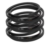 sourcing map 3 cinghie trapezoidali Z-44 tipo Z, 1120 mm di lunghezza interna x 1 cm di larghezza x 0,6 cm di altezza, cinghia di trasmissione in gomma ad anello chiuso tipo Z