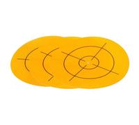 sourcing map 3 fogli riflettenti per indagini, 150 mm x 150 mm, autoadesivi, adesivi per segnalazione di bersaglio, stazione totale, nastro riflettente rotondo per ispezione nave, misure tunnel