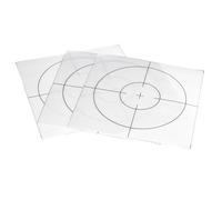 sourcing map 3 fogli riflettenti per indagini, 200 mm x 200 mm, autoadesivi, per rilevamento di bersagli, per stazioni totali, nastro riflettente per ispezione nave, misure tunnel, argento