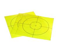 sourcing map 3 fogli riflettenti per indagini, 200 mm x 200 mm, autoadesivi, per rilevamento di bersagli, per stazioni totali, nastro riflettente per ispezione navi, misure tunnel, verde