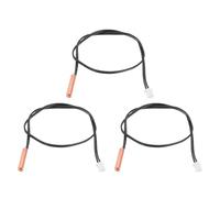 sourcing map 3 pz 100K NTC sonda sensore termica, sensore di temperatura sensibile in rame, sonda 35,5 cm, termometro digitale, cavo di prolunga per apparecchi elettrici