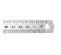 sourcing map 3 righelli in acciaio da 15,2 cm x 1,9 cm, per macchinisti, in acciaio al carbonio, con bordo dritto, 0,3 mm di spessore, per ingegneria, architetto, disegno, casa, ufficio