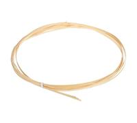 sourcing map 3 rotoli di strisce di bambù per tessitura, 0,4 cm x 3 m, kit di riparazione in vimini, spessore 0,5 mm, sottili strisce di bambù per la realizzazione di cesti, artigianato fai da te