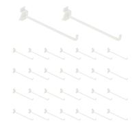 sourcing map 30 ganci per pannelli da parete a lamelle, accessori da parete in plastica da 11,4 cm, ganci per griglia, mensole, accessori da appendere per griglia, attrezzi, organizzazione parete