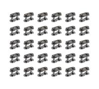 sourcing map 30 pezzi # 420 Chain Master Connect Link passo 16,6 mm, in acciaio al carbonio, collegamento principale di ricambio per bici e go-kart