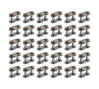 sourcing map 30 pezzi # 50 Chain Master Connect Link passo 20,7 mm, in acciaio al carbonio, collegamento principale di ricambio per bici e go-kart
