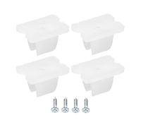 sourcing map 30 pezzi di clip impermeabili per strisce LED, morsetti di fissaggio, compatibili con strisce LED in silicone da 5 mm a 6 mm, clip impermeabili per strisce LED trasparenti