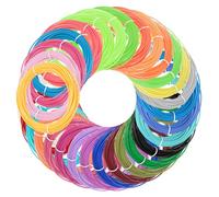 sourcing map 30 ricariche di filamento per penna 3D in ABS, per stampante 3D, ogni colore da 5 m per un totale di 1,75 mm, per la maggior parte delle penne da stampa 3D