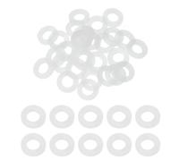sourcing map 30 rondelle piatte in silicone M8, diametro interno 8 mm, diametro esterno 15 mm, spessore 2 mm, guarnizione in foglio di plastica, guarnizione distanziatore per tubo dell'acqua, colore