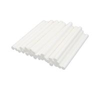 sourcing map 30pz 100mmx7mm bianco latte colla a caldo adesivo per pistola termica