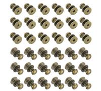 sourcing map 36 mini pomelli rotondi, 5 mm, piccoli pomelli per cassetti, pomelli per armadietti, cassettiere, armadi, scatole regalo, bronzo