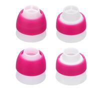sourcing map 4 accoppiatori a punta per tubazioni, in plastica, 3 e 1 colori, sac à poche per glassa, riutilizzabili, kit di strumenti decorativi per pasticceria, cupcake, beccucci russi a forma di