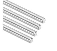 sourcing map 4 aste a movimento lineare, 4,8 mm x 100 mm, in acciaio inox 304, guida per albero a movimento lineare per stampante 3D, CNC, strumento fai da te (diametro: 3/16 pollici)
