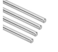 sourcing map 4 aste a movimento lineare, 4 mm x 100 mm, in acciaio inossidabile 304, guida per albero per stampante 3D, CNC, strumento fai da te (diametro: 5/32 pollici)