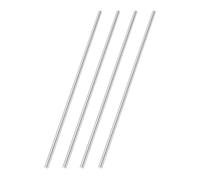 sourcing map 4 aste rotonde in acciaio da 2,9 mm di diametro, per tornio HSS, 150 mm di lunghezza, per albero dentato, trapano, torni, alesatrice, asse in miniatura, perno cilindrico, strumento fai da