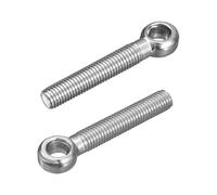 sourcing map 4 bulloni ad occhiello di sollevamento M12 x 75 mm, in acciaio inossidabile 304, per macchinari e spalline, anello di sollevamento per valvole a saracinesca per tubazioni, elementi di